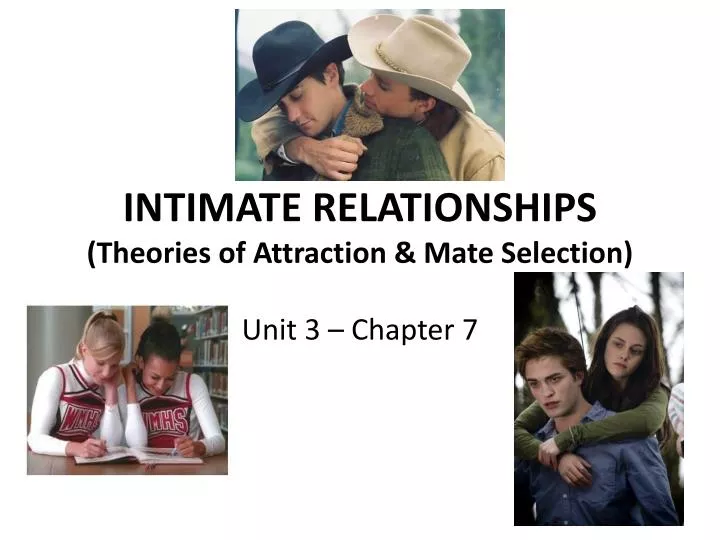 intimate relationships theories of attraction mate selection
