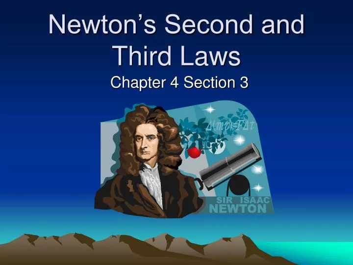 newton s second and third laws