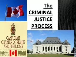 The CRIMINAL JUSTICE PROCESS