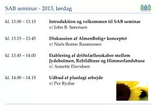 sab seminar 2013 l rdag