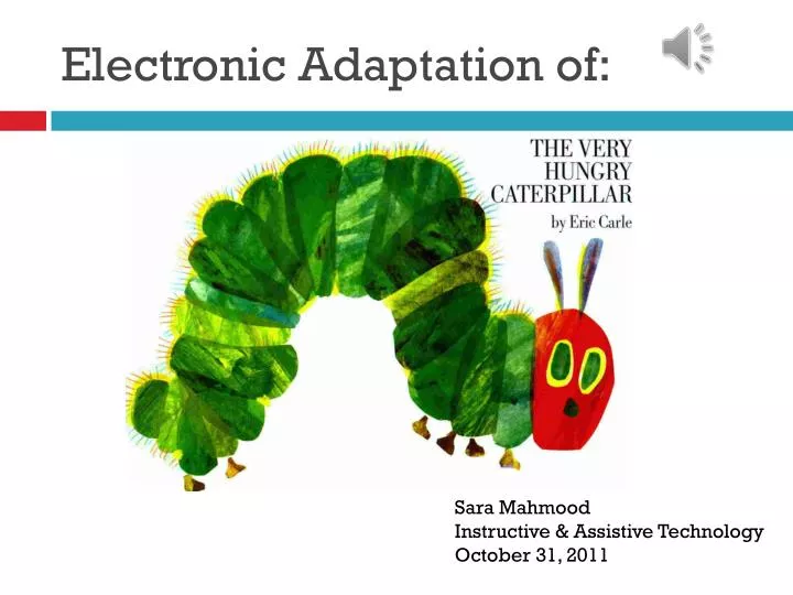 electronic adaptation of