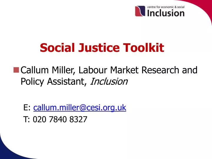 social justice toolkit