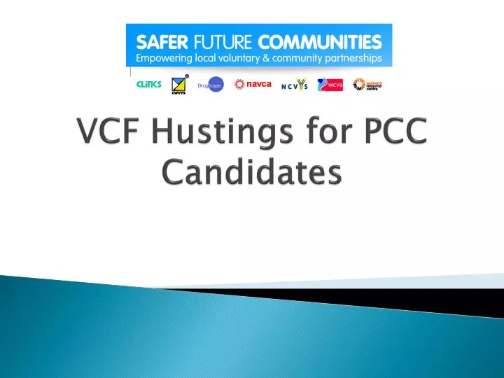vcf hustings for pcc candidates