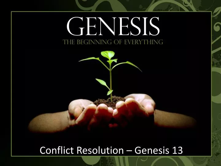 conflict resolution genesis 13