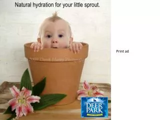 Natural hydration for your little sprout.