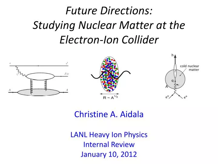 future directions studying nuclear matter at the electron ion collider