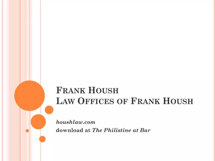 frank housh law offices of frank housh