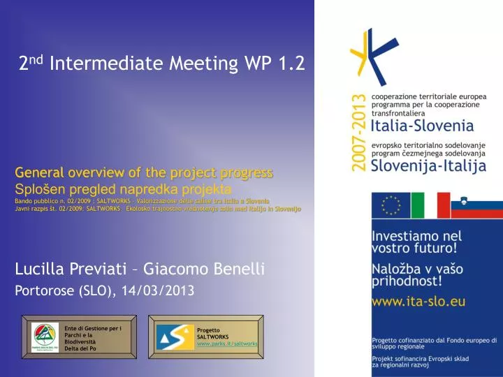 2 nd intermediate meeting wp 1 2