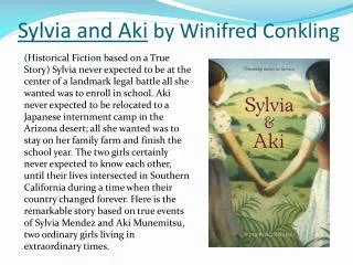 Sylvia and Aki by Winifred Conkling