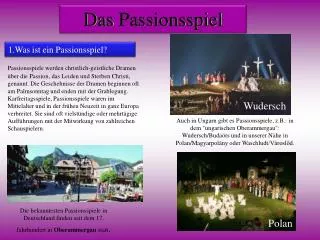 das passionsspiel
