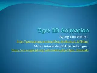 ogre 3d animation