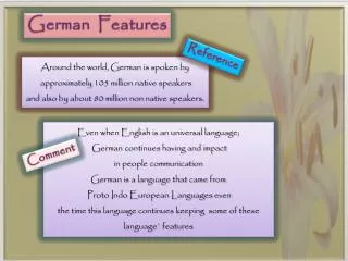 German Features