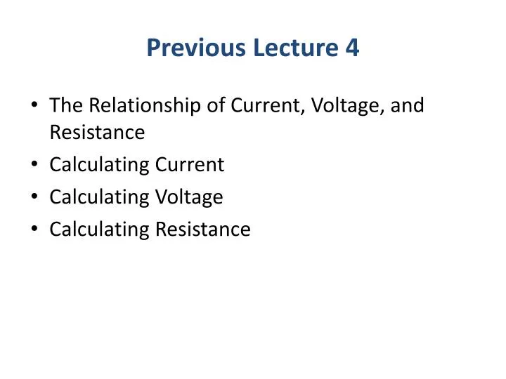 previous lecture 4