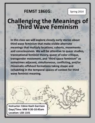FEMST 186EG: Challenging the Meanings of Third Wave Feminism