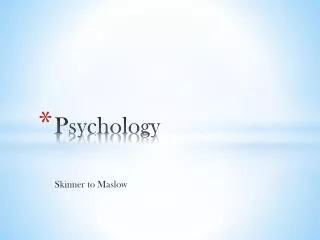 Psychology