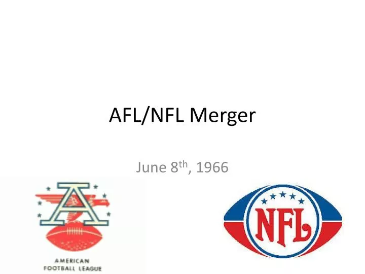 afl nfl merger