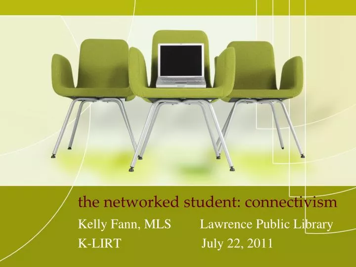 the networked student connectivism
