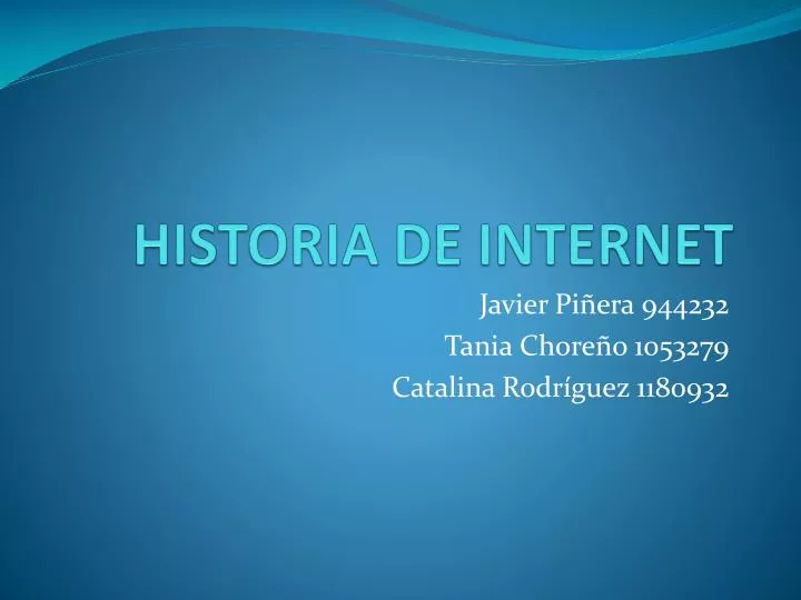 historia de internet