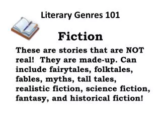 literary genres 101