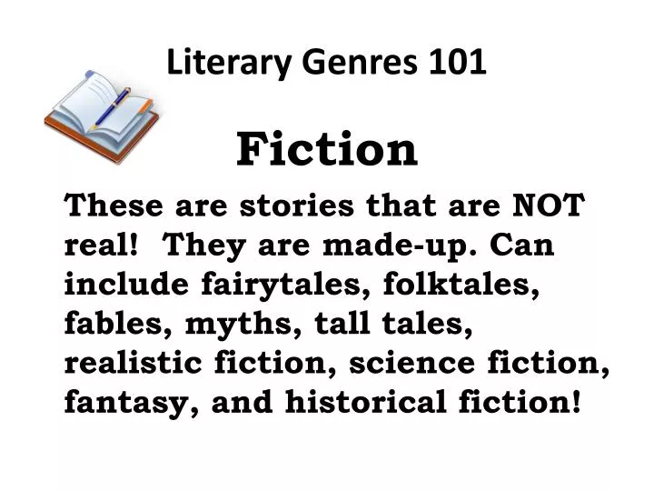literary genres 101