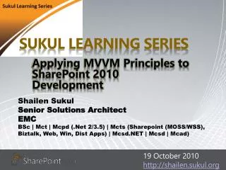 SUKUL Learning Series