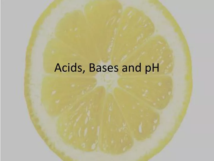 acids bases and ph