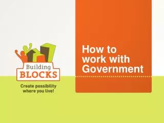 How to work with Government