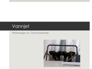 vannjet