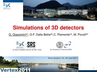 Simulations of 3D detectors