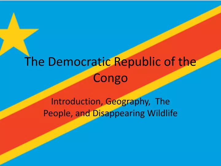 the democratic republic of the congo