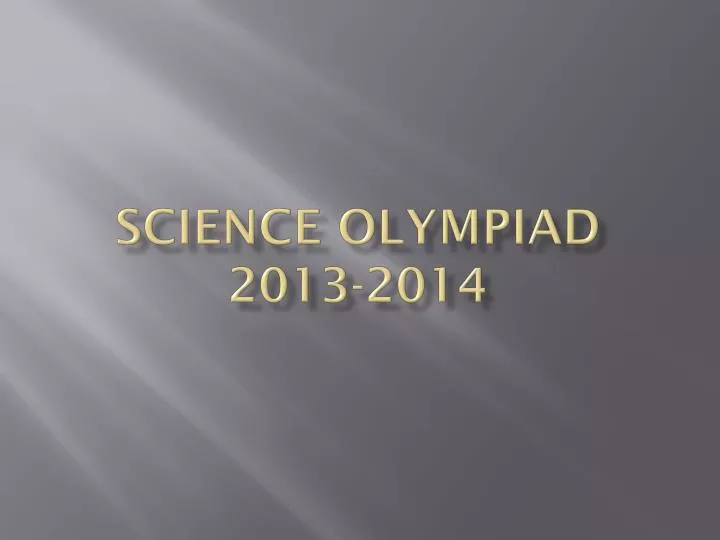 science olympiad 2013 2014