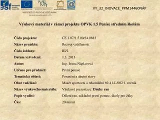 vy 32 inovace ppm14460n p