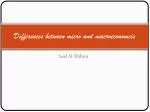 Exploring Micro vs. Macroeconomics: Key Differences and Approaches - slide 1