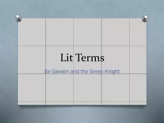 Lit Terms