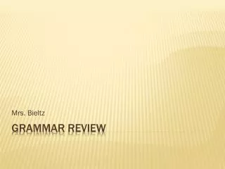 Grammar REview