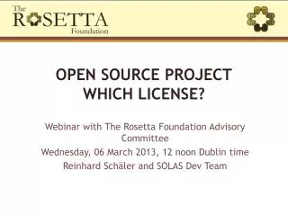 Open source project Which license?
