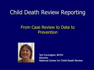 Child Death Review Reporting