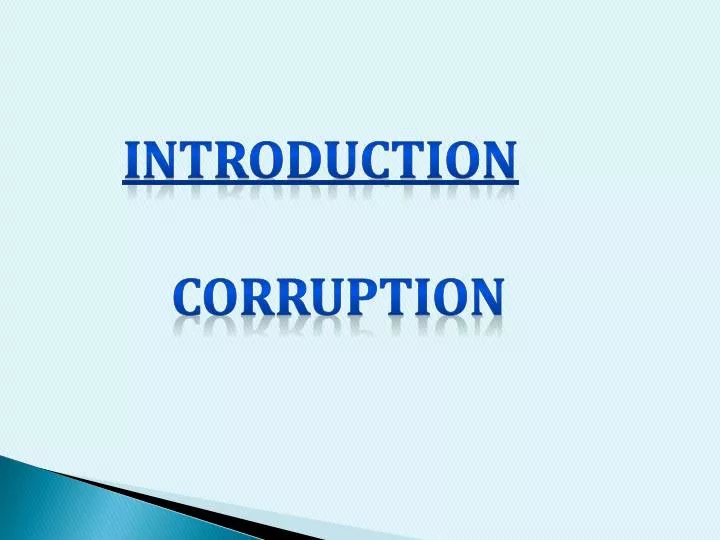 free download ppt presentation on corruption