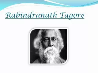 Rabindranath Tagore