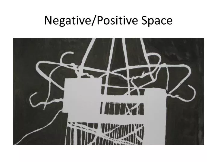 negative positive space