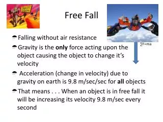 free fall