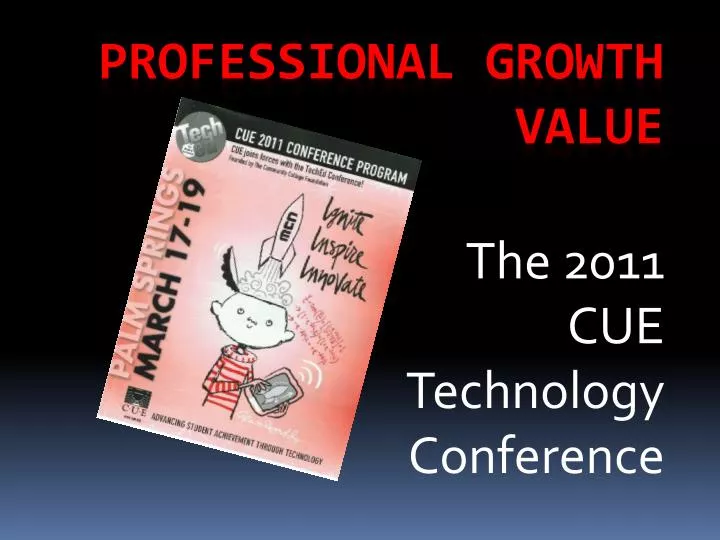 the 2011 cue t echnology conference
