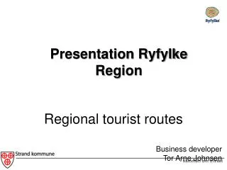 Regional tourist routes