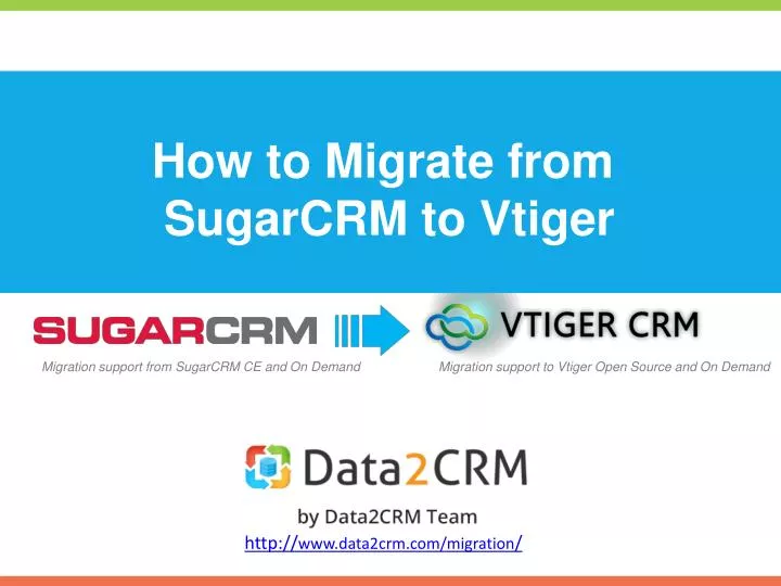 how to migrate from sugarcrm to vtiger