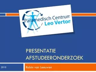 presentatie afstudeeronderzoek
