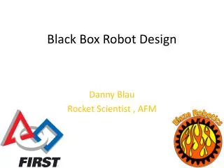 Black Box Robot Design