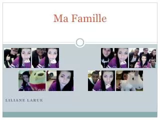 ma famille