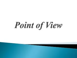 point of view