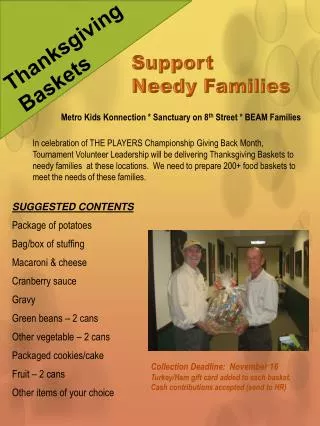 Support Needy Families