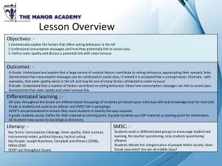 Lesson Overview